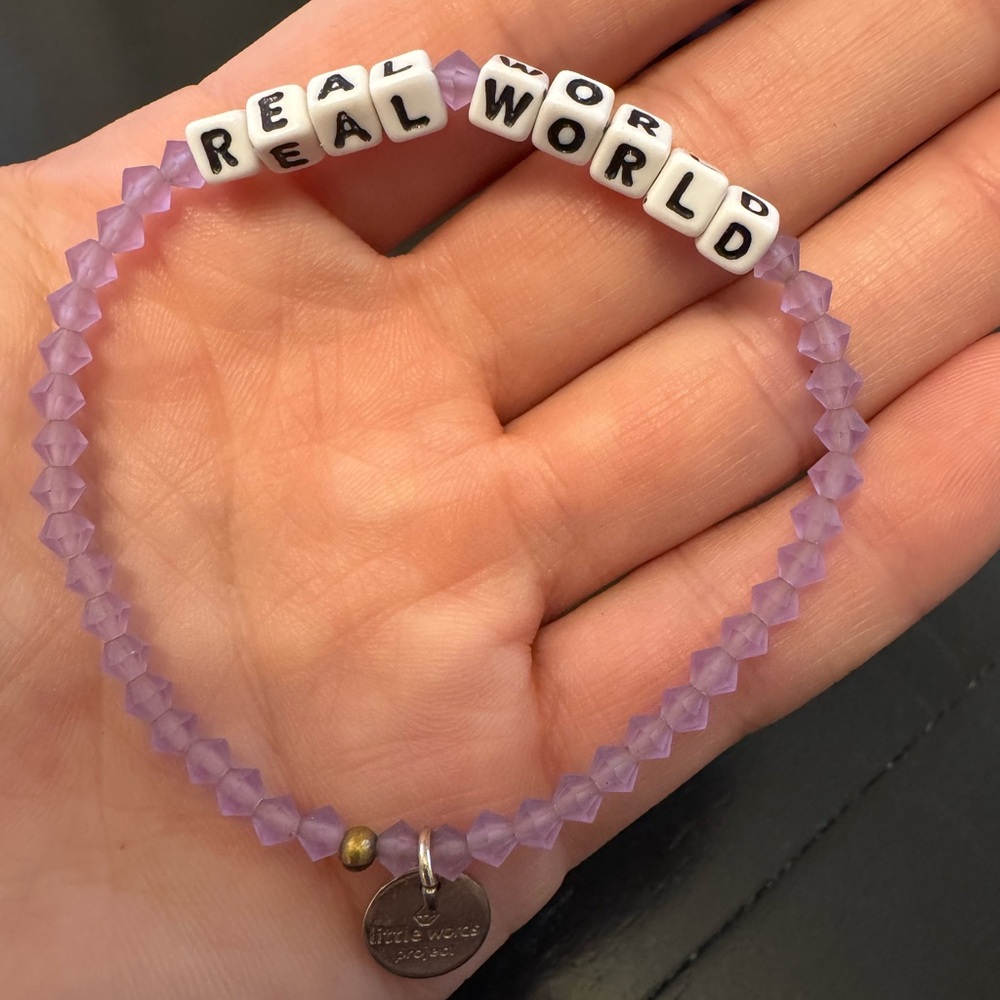 MTV Real World Custom Little Words Project Bracelet